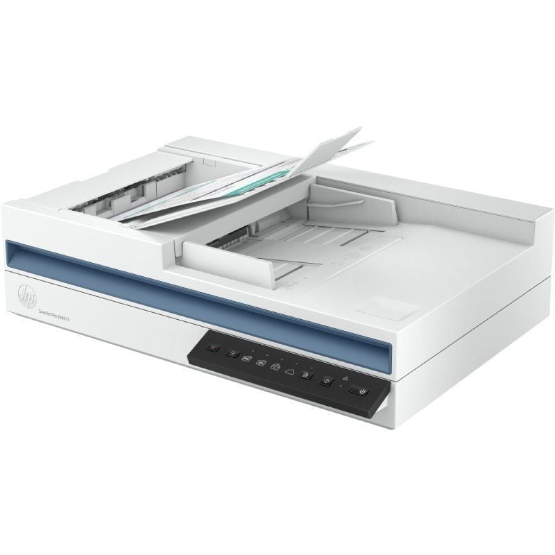 Scanner de Documentos HP Scanjet Pro 3600 F1 com ADF / Alimentador Duplex de Documentos