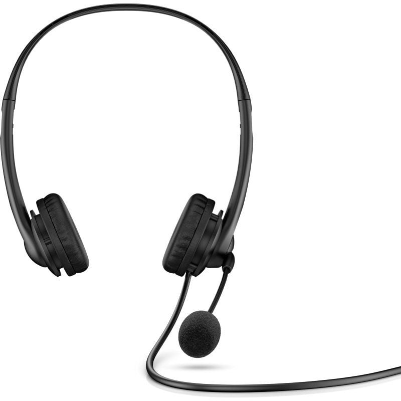 Auricular HP G2 / Auricular com Microfone / USB / Preto