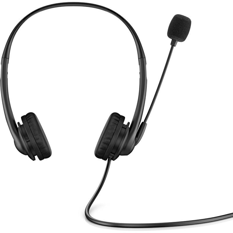 Auricular HP G2 / Auricular com Microfone / USB / Preto