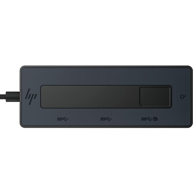 Base de Ligação USB Tipo C HP 6G843AA / 3xusb Tipo C / 1xusb Tipo C PD / Preto e Azul