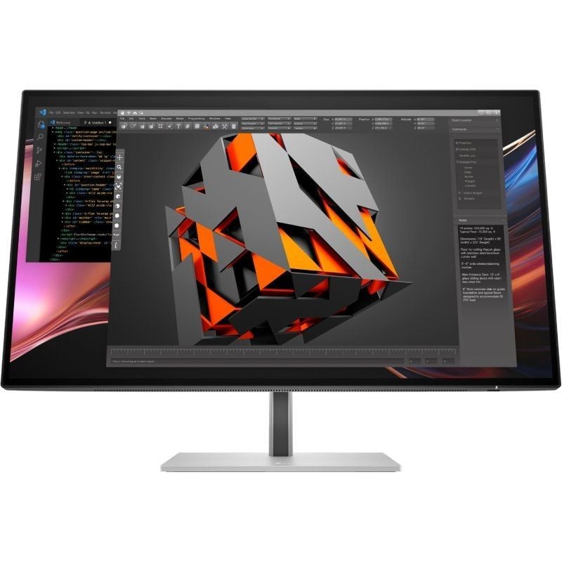 Monitor Profissional HP Pro Series 7 de 27" / QHD / Ajustável em Altura / Prateado