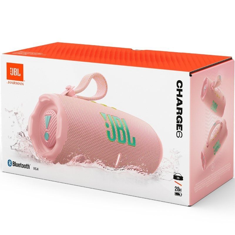 Altifalante Bluetooth JBL Charge 6 / 45W / 1.0 / Rosa