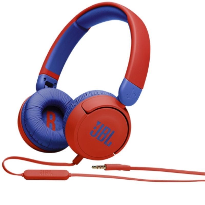 JBL JR310 Auscultadores para Crianças / com Microfone / Jack 3.5 / Vermelho e Azul