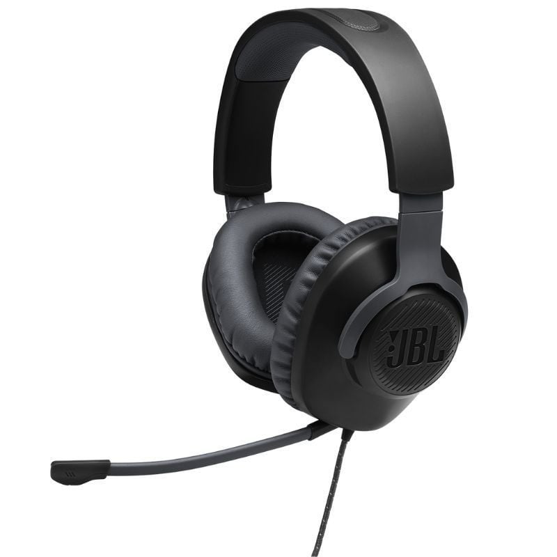 Auscultadores para Jogos JBL Quantum 100 com Microfone / Jack 3.5 / Preto