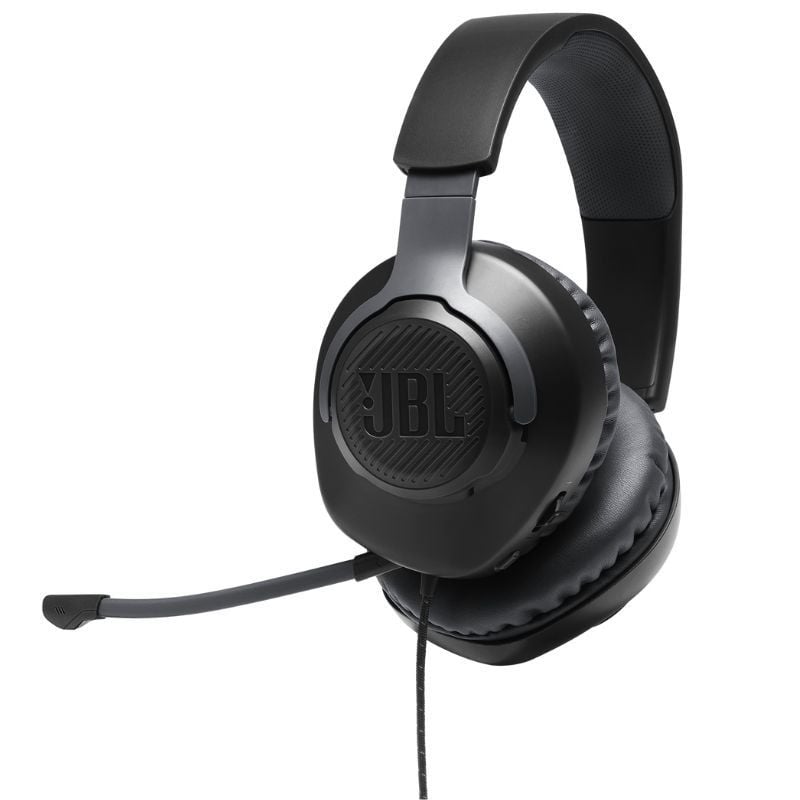 Auscultadores para Jogos JBL Quantum 100 com Microfone / Jack 3.5 / Preto