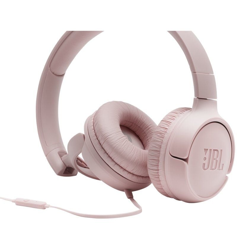 Auscultadores JBL Tune 500 / com Microfone / Jack 3.5 / Rosa