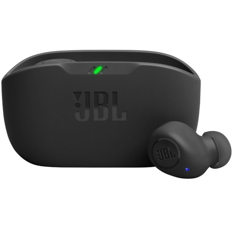 Auscultadores JBL Vibe Buds Bluetooth com Estojo de Carregamento / 8h de Autonomia / Preto