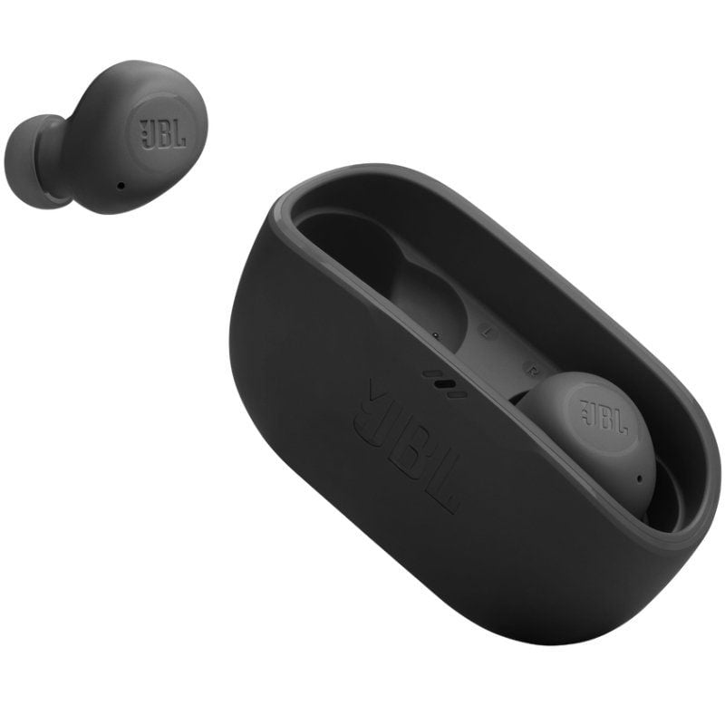 Auscultadores JBL Vibe Buds Bluetooth com Estojo de Carregamento / 8h de Autonomia / Preto
