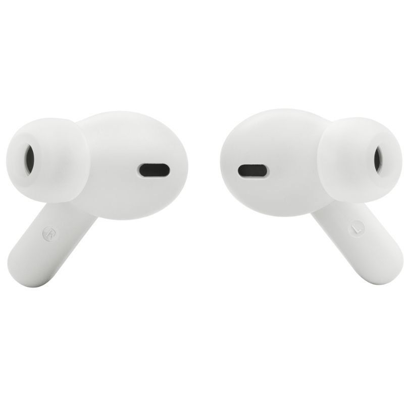 Auscultadores JBL Wave Beam Bluetooth com Estojo de Carregamento / 8h de Autonomia / Branco