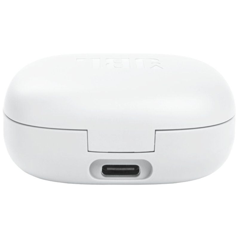 Auscultadores JBL Wave Flex Bluetooth com Estojo de Carregamento / 8h de Autonomia / Branco