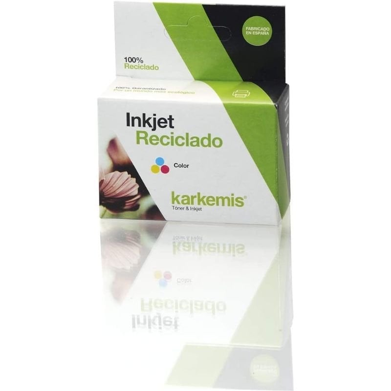 Cartucho de Tinta Reciclado Karkemis HP N.º 308 XL de Alta Capacidade / Tricolor