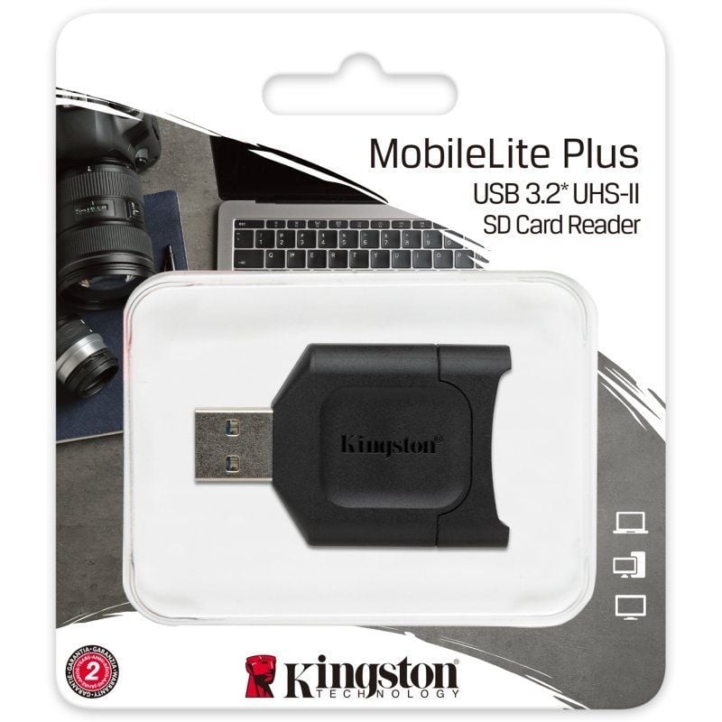 Leitor de Cartões Externo Kingston Mobilelite Plus SD / USB 3.2
