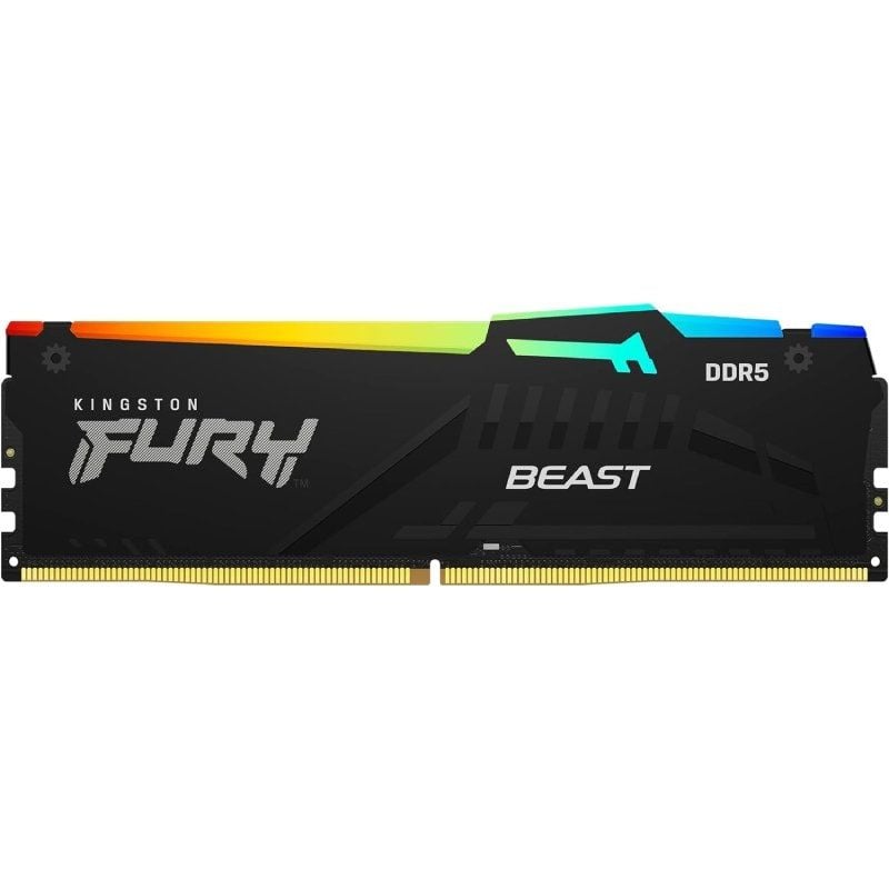 RAM Kingston FURY Beast RGB 16GB / DDR5 / 6000mhz / 1.35v / CL36 / DIMM