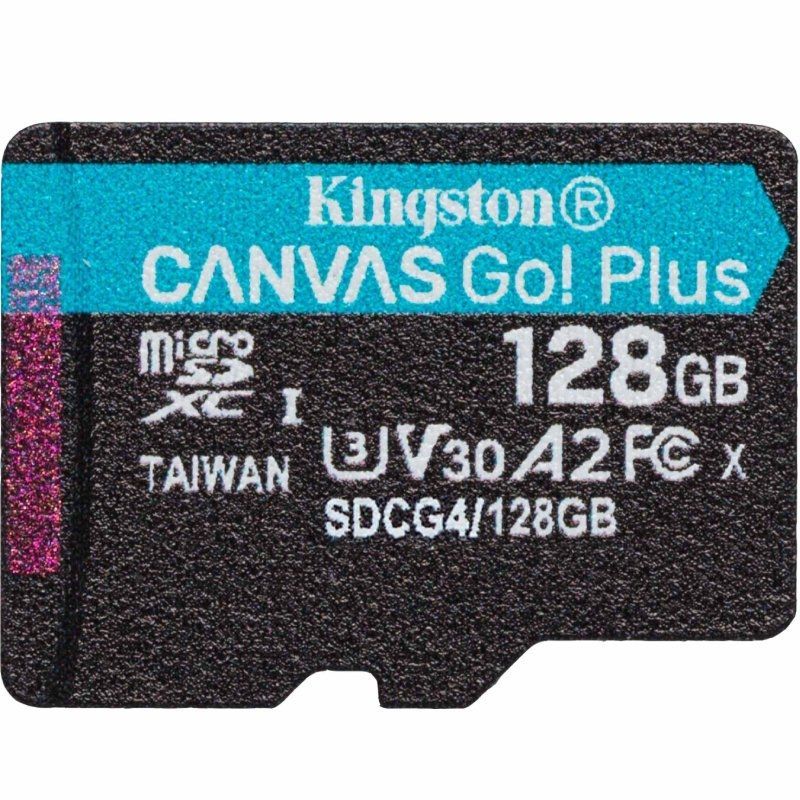 Cartão de Memória Microsd XC Kingston CANVAS Select Plus 128GB / Classe 10 / 200mbs