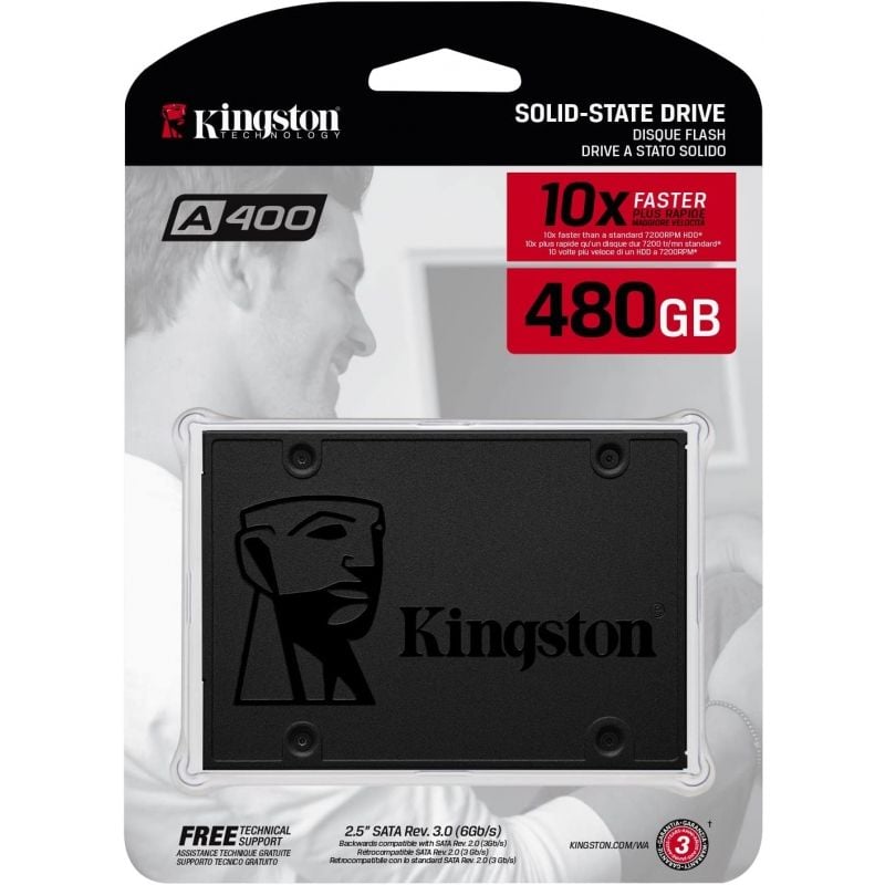 SSD Kingston A400 480GB / SATA III