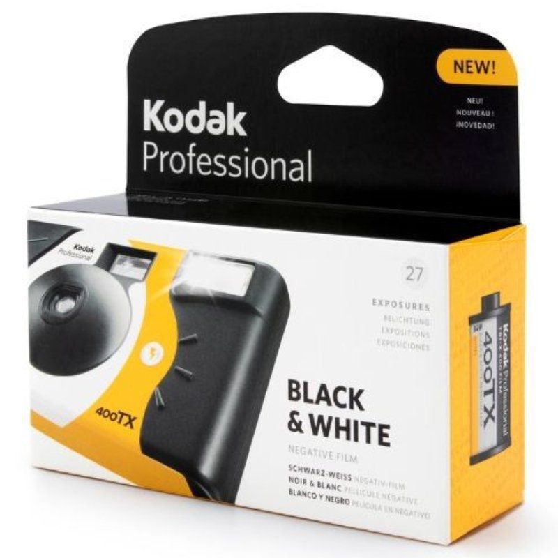 Máquina Fotográfica Descartável Kodak Professional Tri-x 400 / 27 Exposições
