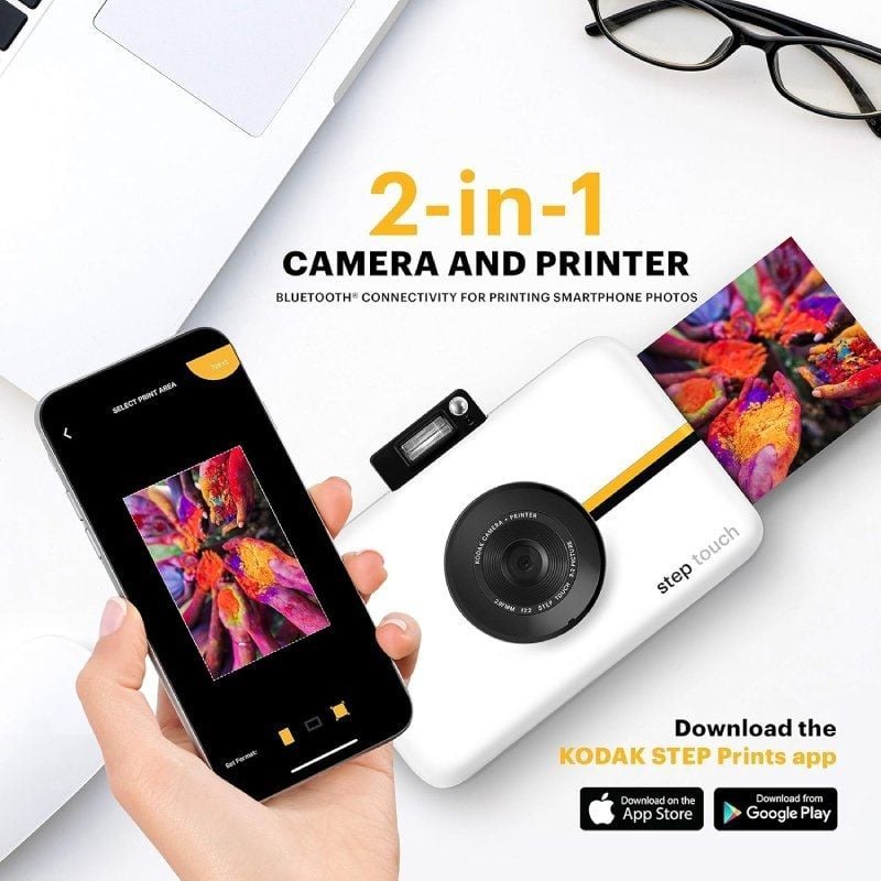 Máquina Fotográfica Digital Instantânea Kodak STEP Touch / 13MP / Tamanho da Fotografia 2 "x3" / Br…