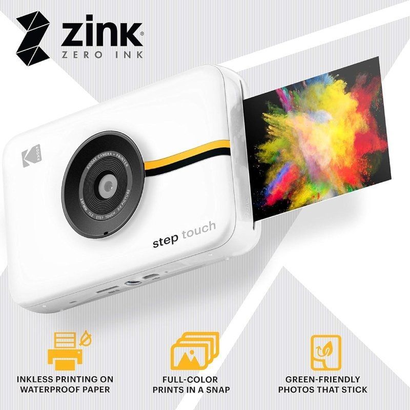 Máquina Fotográfica Digital Instantânea Kodak STEP Touch / 13MP / Tamanho da Fotografia 2 "x3" / Br…