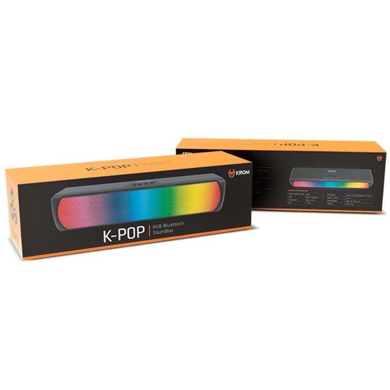Barra de Som Krom K-pop Bluetooth / 6W / 2.0