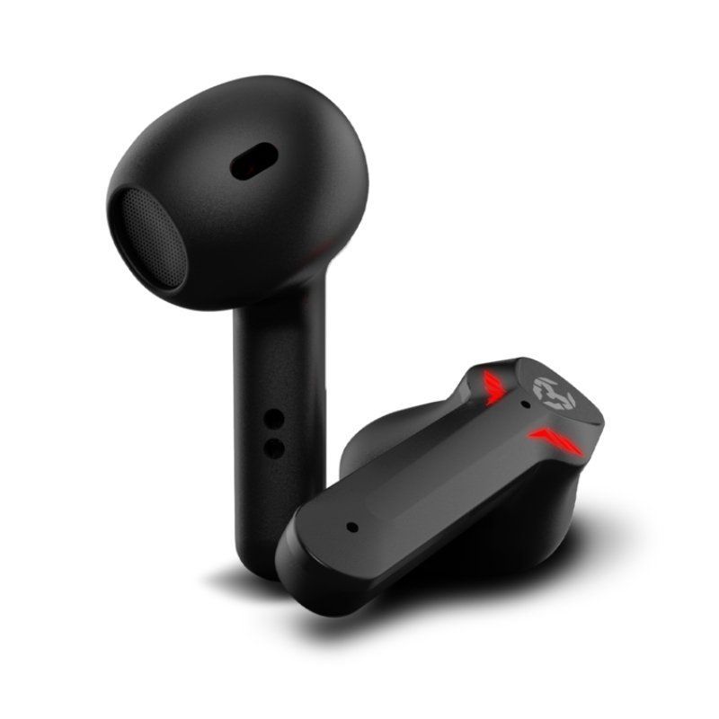 Auscultadores Bluetooth Krom Kall com Estojo de Carregamento / Autonomia 4h / Preto