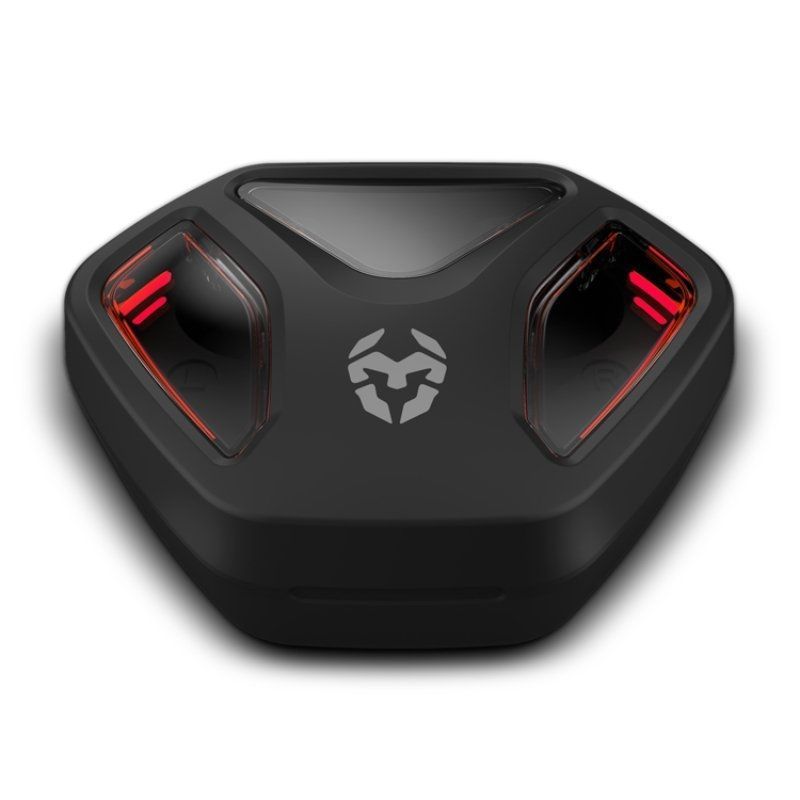 Auscultadores Bluetooth Krom Kall com Estojo de Carregamento / Autonomia 4h / Preto