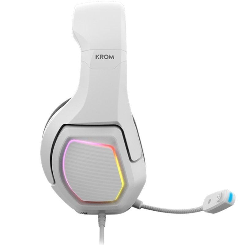 Krom Kopa 7.1 Auscultadores para Jogos com Microfone / USB 2.0 / Branco