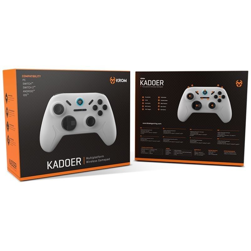 Gamepad Krom Kadoer sem Fios / Branco