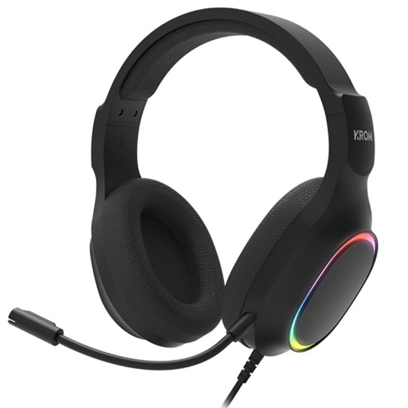 Krom Kenta Gaming Pack / Teclado RGB + Rato + Tapete de Rato + Auricular + Auscultadores