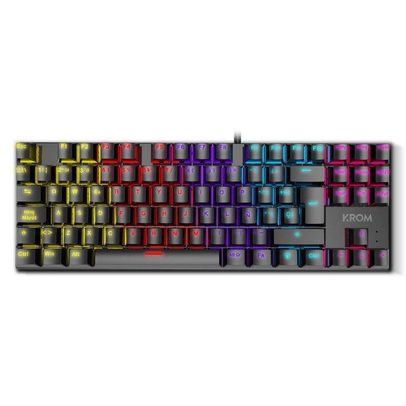 Teclado Mecânico para Jogos Krom Kasic TKL / Preto