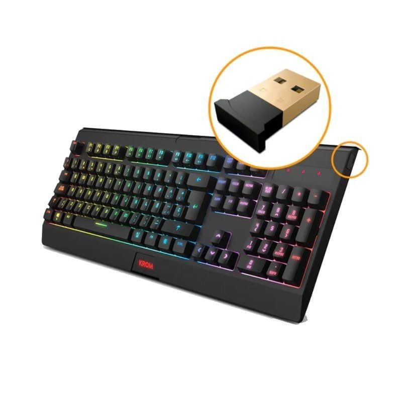 Krom Kabala Gaming Pack / Teclado sem Fios + Rato sem Fios