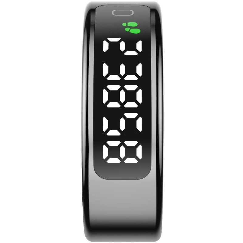 Anel Inteligente Leotec Kör Mau Tamanho 11 / Ø20,8mm / Notificações / Ritmo Cardíaco / Preto