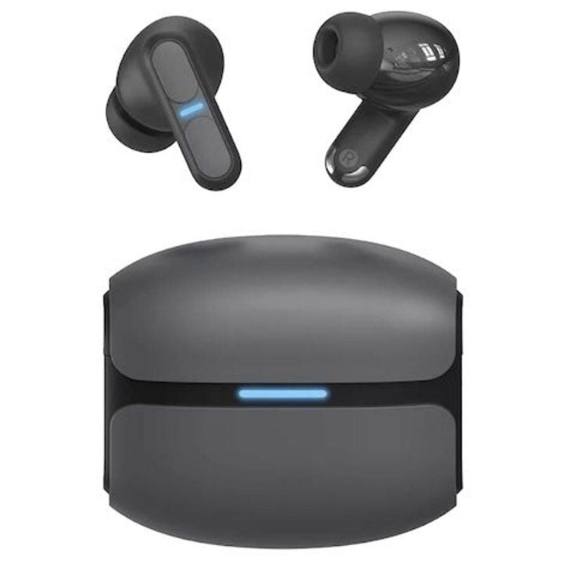 Auricular Bluetooth Leotec TWS Gaming Nebula Fit com Estojo de Carregamento / Autonomia 7,5h / Preto