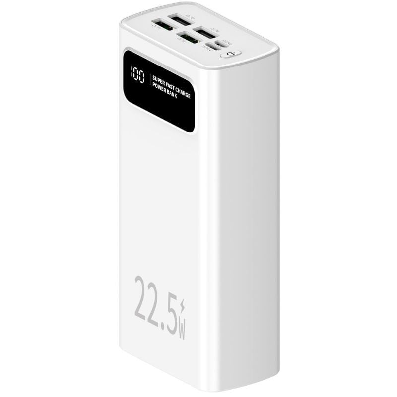 Powerbank 30000mah Leotec LEPOW30W22W / 22.5w / Branco
