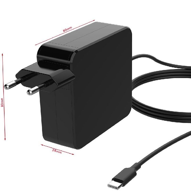 Carregador Universal para Computadores Portáteis Leotec Notebook 90W Tipo C / 1x USB Tipo C / 4,5a