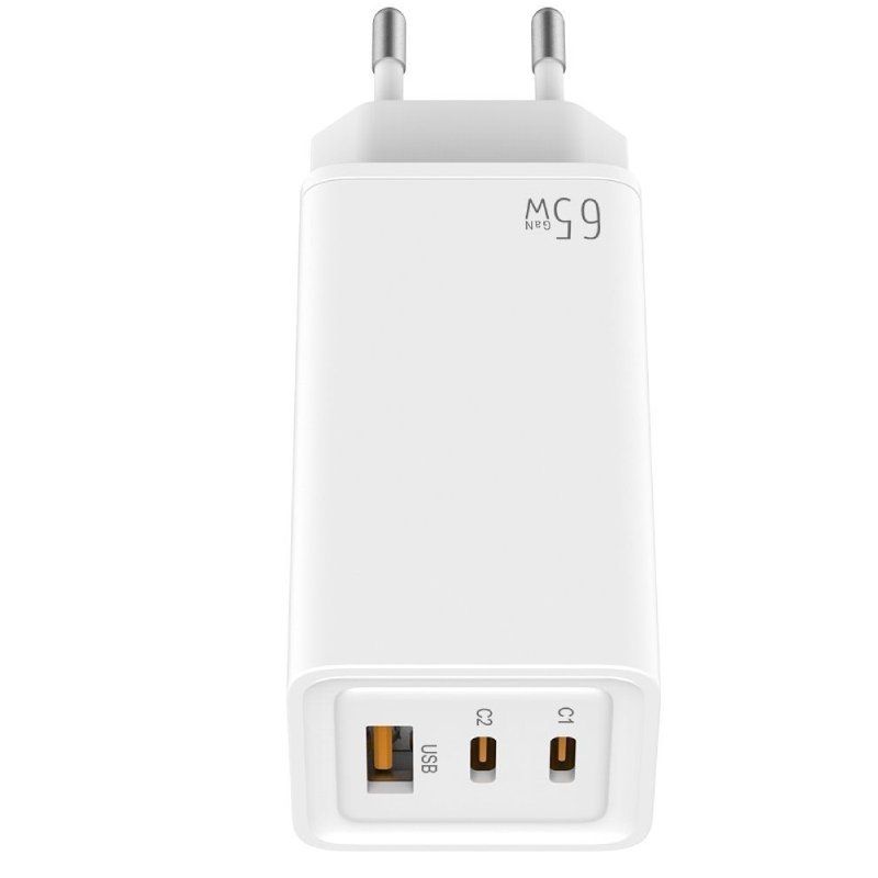 Carregador de Parede Leotec LECSPH65W3W Gan LECSPH65W3W / 2xusb Type-c / 1xusb / 65W