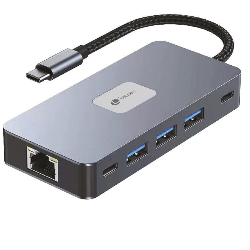 Base de Ligação USB Tipo C Leotec LEDS02 / 3xusb / 1xusb Tipo C / 1xusb Tipo C PD / 2xhdmi 4K / 1xr…