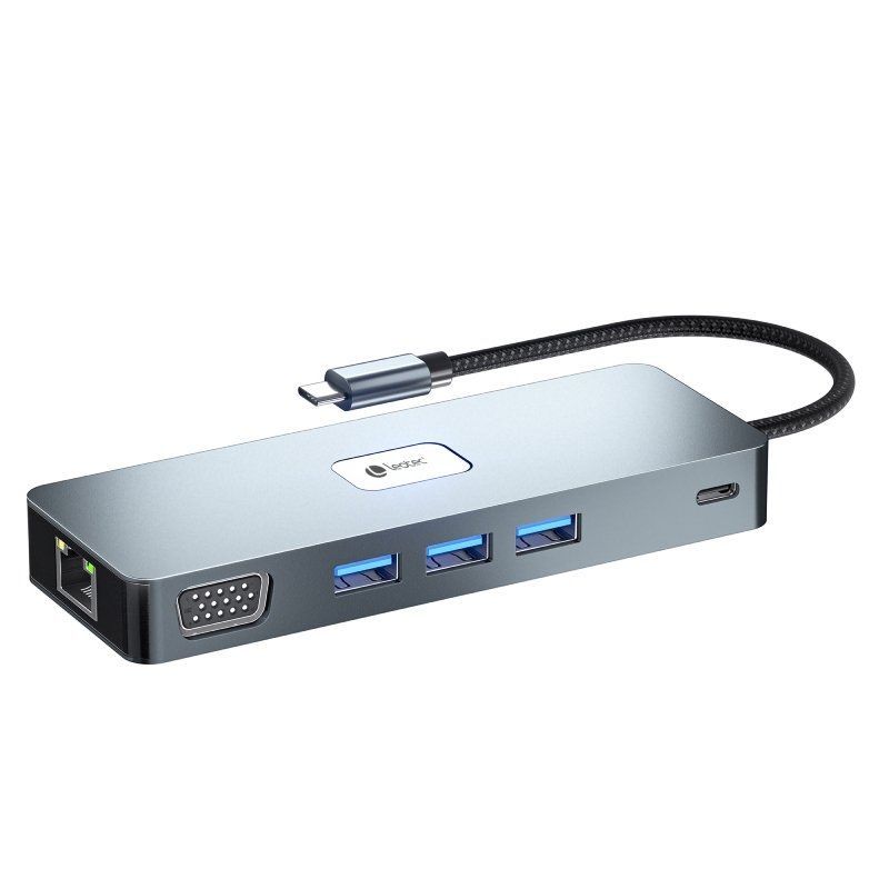 Base de Ligação USB Tipo C Leotec LEDS03 / 3xusb / 1xusb Tipo C PD / 1xhdmi 4K / 1xdisplayport / 1x…