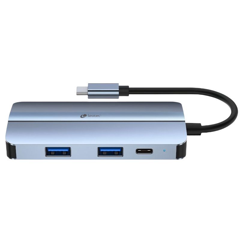 Base de Ligação USB Tipo C Leotec LEDS04 / 2xusb / 1xusb Tipo C / 1xusb Tipo C PD / 1xhdmi 4K / 1xv…
