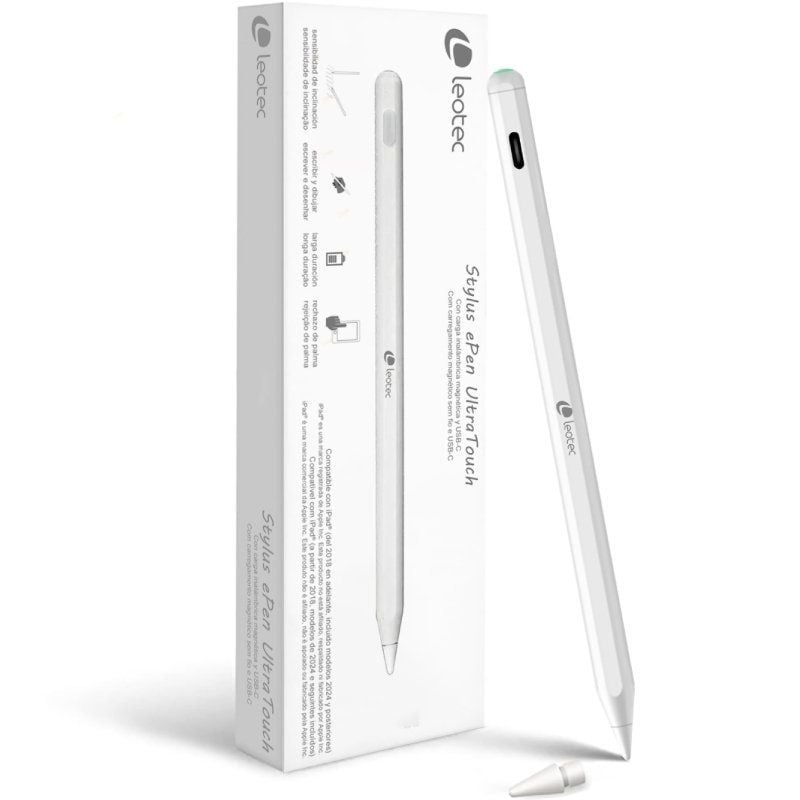 Leotec LESTP06W Stylus Epen Ultratouch para Ipad 2018 Ou Superior / Branco