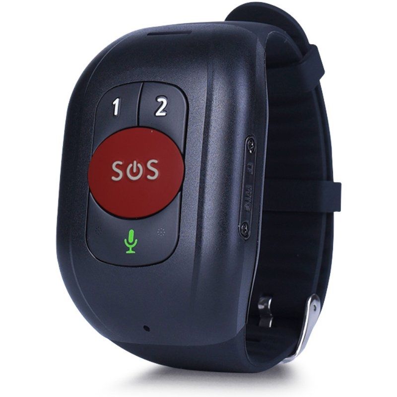 Pulseira Smartband Leotec Senior Smart Band 4G / Vermelho e Preto