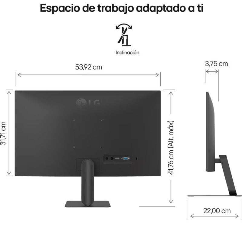 Monitor LG 24u411a-b 23,8" / Full HD / Preto