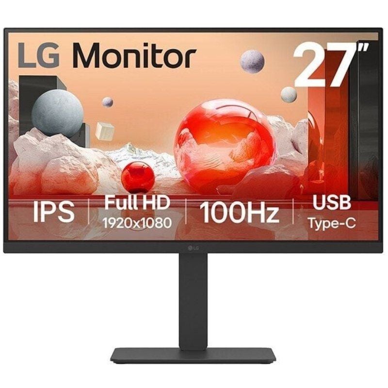 Monitor Profissional LG 27ba750-b 27" / Full HD / Multimédia / Ajustável em Altura / Preto