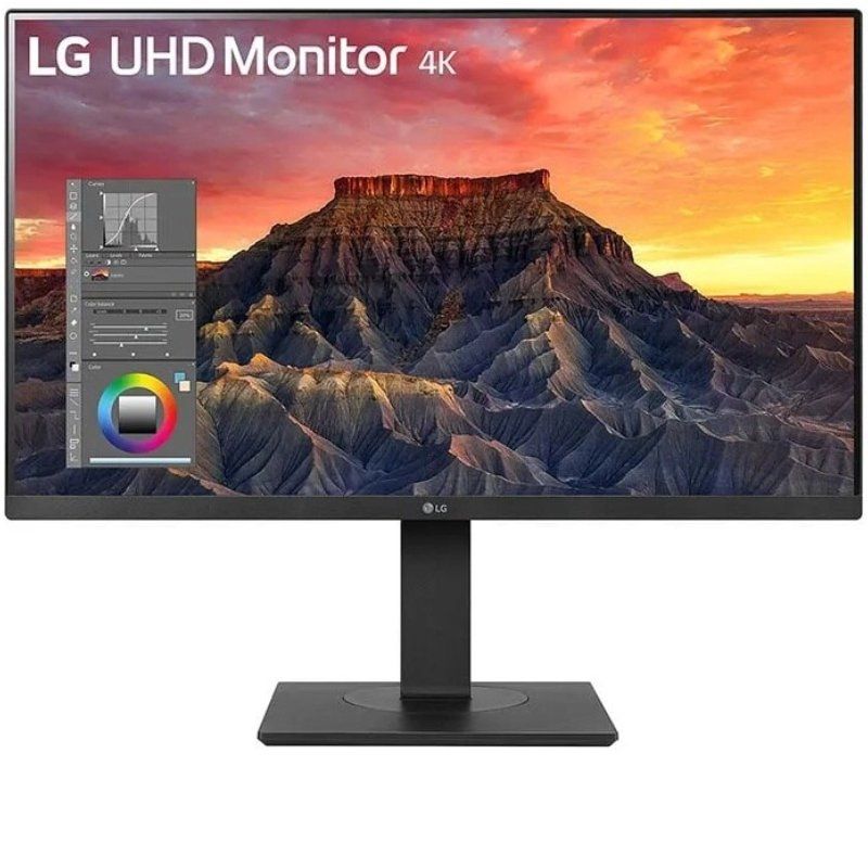 Monitor Profissional LG 27bq65ub-b 27" / 4K / Multimédia / Ajustável em Altura / Preto