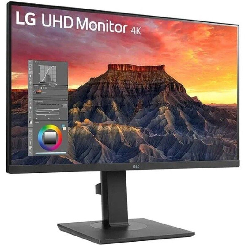 Monitor Profissional LG 27bq65ub-b 27" / 4K / Multimédia / Ajustável em Altura / Preto