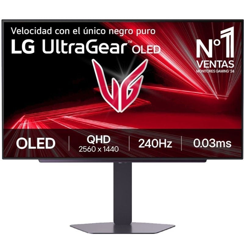 LG Ultragear 27gx704a-b 27" / QHD / 0,03ms / 240hz / OLED / Altura Ajustável / Preto / Monitor para…