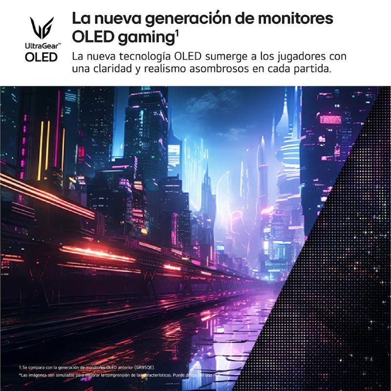 LG Ultragear 27gx704a-b 27" / QHD / 0,03ms / 240hz / OLED / Altura Ajustável / Preto / Monitor para…
