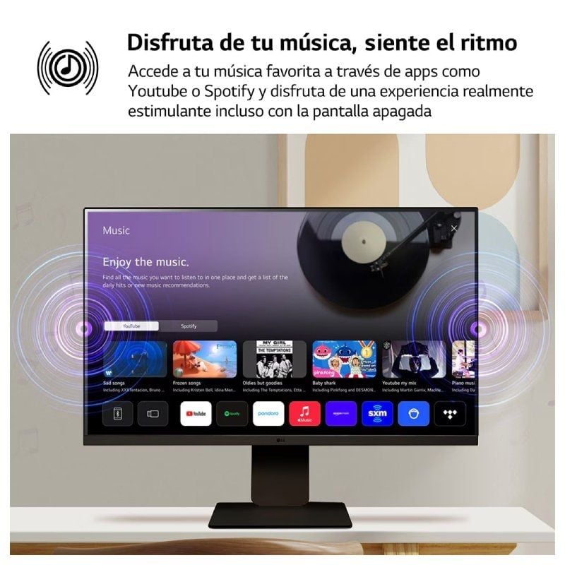 Monitor Inteligente LG Myview 27sr50f-b 27" / Full HD / Smart TV / Multimédia / Preto