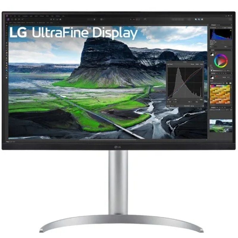 Monitor Profissional LG 27uq850-w 27" / 4K / Multimédia / Ajustável em Altura / Prateado