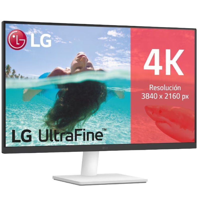 LG Ultrafine 27us500-w Monitor Profissional Multifunções de 27" / 4K / Multimédia / Branco