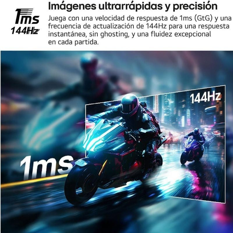 Monitor Gaming LG Ultragear 32g810sa-w 32" / 4K / Multimédia / 1ms / 144hz / IPS / Ajustável em Alt…